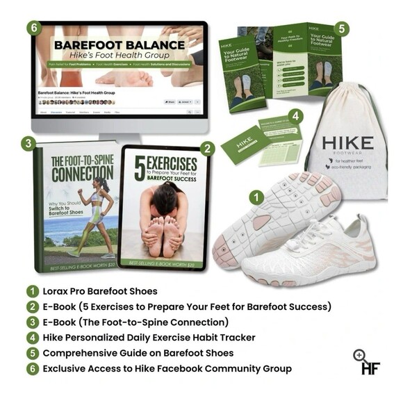 Hike Footwear Women's Ergonomic Minimalist Barefoot Minimalist Size 8-8.5 Shoes - Picture 6 of 13